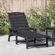 vidaXL Solstol Svart 73.5 x 92 x 90cm Plast