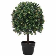 vidaXL Konstgjort träd Grön 35 x 35 x 50 cm Plast
