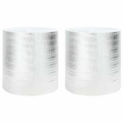 vidaXL Värmereflektor för element Silver 0.5 x 25 m Aluminium