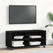 vidaXL TV-skåp Svart 90 x 35 x 35 cm Konstruerat trä