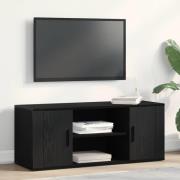 vidaXL TV-kabinett Svart ek 100 x 35 x 40 cm Konstruerat trä