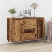 vidaXL Sideboard Gammalt trä 101,5 x 35 x 70 cm Konstruerat trä