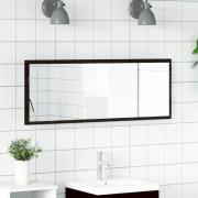 vidaXL LED Badrumsspegel Svart ek 100 x 8.5 x 37 cm Konstruerat trä