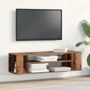 vidaXL TV-skåp Brun 100 x 30 x 26.5 cm Konstruerat trä