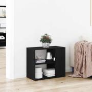 vidaXL Sideboard Svart 60 x 30 x 50 cm Konstruerat trä