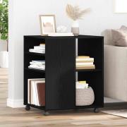 vidaXL Förvaringsskåp Svart ek 60 x 53 x 72.5 cm Konstruerat trä