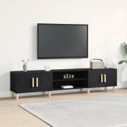 vidaXL TV-skåp Svart ek 180 x 31.5 x 40 cm Konstruerat trä