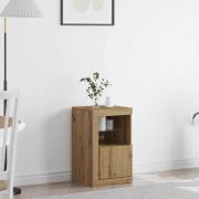 vidaXL Sidokabinett artisan ek 41 x 37 x 67 cm Konstruerat trä