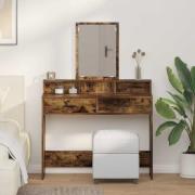 vidaXL Dressingbord Rökfärgad ek 100 x 41 x 140 cm Konstruerat trä