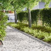 vidaXL Kant för gräsmatta 10 pcs Silver 100 x 0,05 x 20 cm