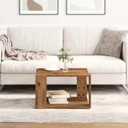 vidaXL Kaffeebord Gammalt trä 51.5 x 51.5 x 30 cm Konstruerat trä