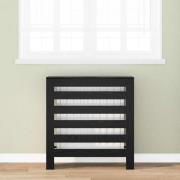 vidaXL Radiatorlock Svart Ek 78 x 20 x 82 cm 1 x Tvättmaskin Skåp