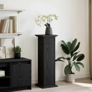 vidaXL Displayställ med hylla Svart Ek 31 x 30 x 90 cm Konstruerat trä