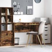 vidaXL Skrivbord Rökt ek 100 x 40 x 76 cm