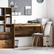 vidaXL Skrivbord Gammalt trä 100 x 50 x 76 cm