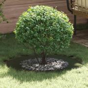 vidaXL Platt trädring Olivgrön Ø50 / 80 cm Stål