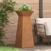 vidaXL Pelarkrukor 2 pcs Silver 40 x 40 x 100 cm Stål