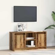 vidaXL TV-skåp med LED -remsljus Brun 100 x 34 x 50 cm Konstruerat trä