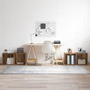 vidaXL TV-bänkset 4 pcs Gammalt trä 37 x 35 x 37,5 cm Konstruerat trä