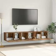 vidaXL TV-skåp 3 pcs Brun 60 x 30 x 30 cm Konstruerat trä