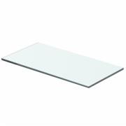 vidaXL Hyllplan glas genomskinlig 40x15 cm