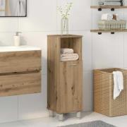 vidaXL Badrumsskåp artisan ek 30x30x95 cm konstruerat trä
