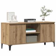 vidaXL Tv-bänk artisan ek 102x35x50 cm konstruerat trä