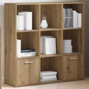vidaXL Bokhylla artisan ek 98x29x97,5 cm konstruerat trä