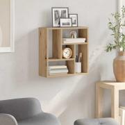 vidaXL Vägghylla artisan ek 45x16x45 cm konstruerat trä
