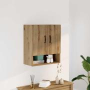 vidaXL Väggskåp artisan ek 60x31x70 cm konstruerat trä