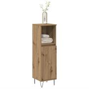 vidaXL Badrumsskåp ek 30x30x100 cm konstruerat trä