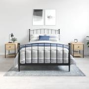 vidaXL Sängbord 2 st sonoma-ek 34x35,5x45 cm konstruerat trä