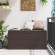 vidaXL Dynbox brun 116x44x55 cm