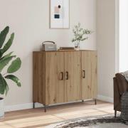 vidaXL Skänk ek 90x34x80 cm konstruerat trä