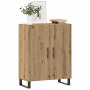 vidaXL Skänk artisan ek 69,5x34x90 cm konstruerat trä
