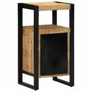 vidaXL Badrumsskåp med hylla Brun 40 x 35 x 75 cm Massivt Mangoträ