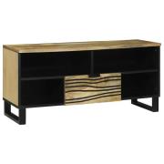 vidaXL TV-skåp med låda Brun 105 x 33 x 46 cm massivt mangoträ