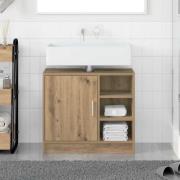 vidaXL Diskho Skåp med dörr Artisan Ek 63 x 29 x 55 cm Konstruerat trä