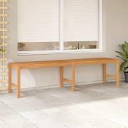 vidaXL Trädgårdsbänk 180 cm massiv teak