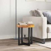 vidaXL Soffbord 40x45 cm massiv teak och polyresin