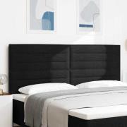 vidaXL Huvudgavel Svart 200 cm tyg