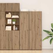vidaXL Skåp artisan ek 45 x 42.5 x 185 cm Konstruerat trä