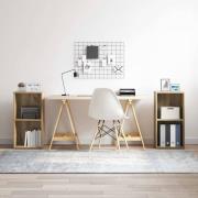 vidaXL TV-bänkset 2 pcs Artisan Ek 37 x 35 x 72 cm Konstruerat trä