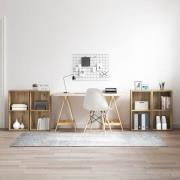 vidaXL TV-bänkset 4 pcs artisan ek 37 x 35 x 72 cm Konstruerat trä