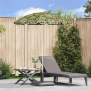 vidaXL Badparasol Grön 206 x 206 x 212 cm Polyester, Metall
