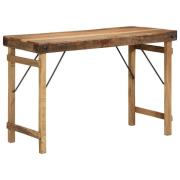 vidaXL Matbord Brun 110 x 55 x 76 cm massivt återvunnet trä
