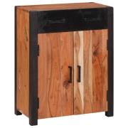 vidaXL Sideboard med låda Brun 55 x 30 x 75 cm Massivt Akaciaträ