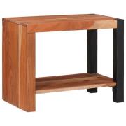 vidaXL Hyllsystem Brun 50 x 30 x 40 cm Massivt akaciaträ