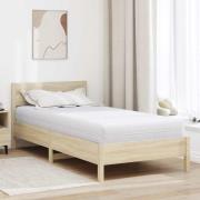 vidaXL Madrass Vit 120 x 200 cm Polyester