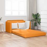 vidaXL Soffsäng Mörk gul 124 x 71 x 78 cm tyg